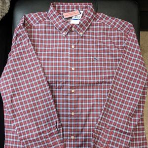 Vineyard Vines classic plaid long sleeve shirt